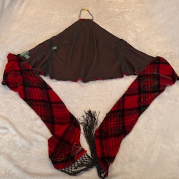 Lauren Ralph Lauren Women's Fringe Velvet Halter Top Large NWT - Picture 11 of 14